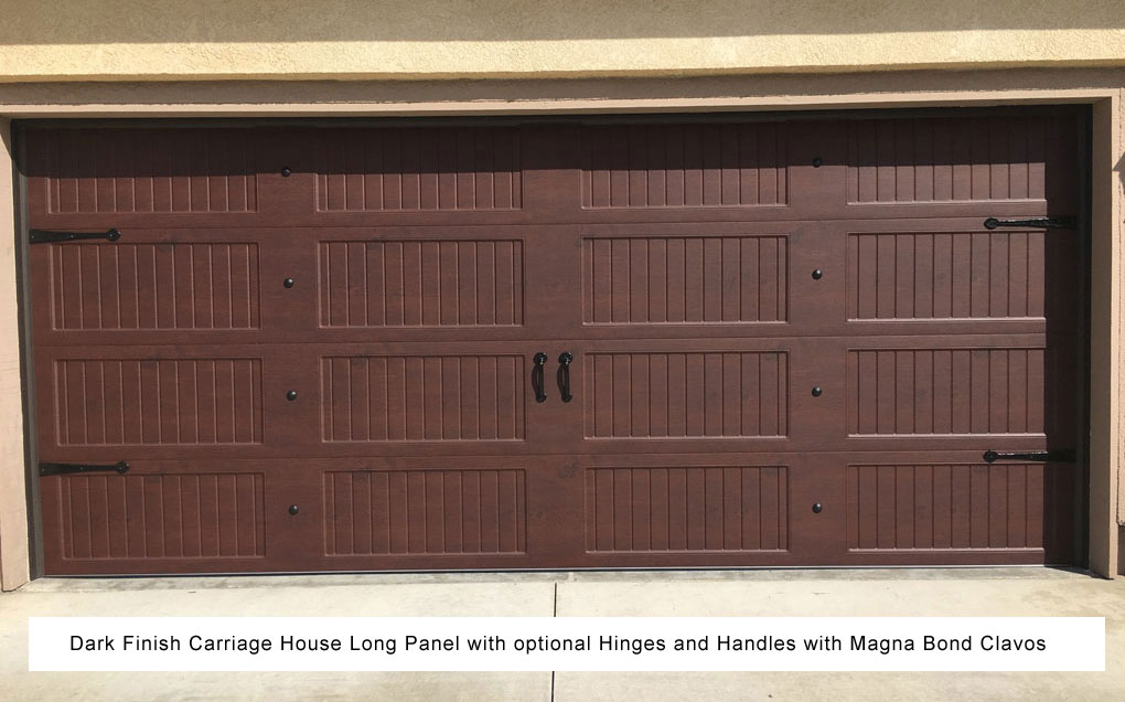 Carriage House Long Panel Garage Door