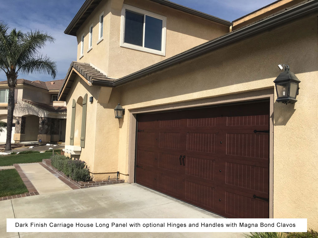 Carriage House Long Panel Garage Door