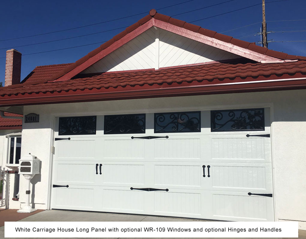 Carriage House Long Panel Garage Door