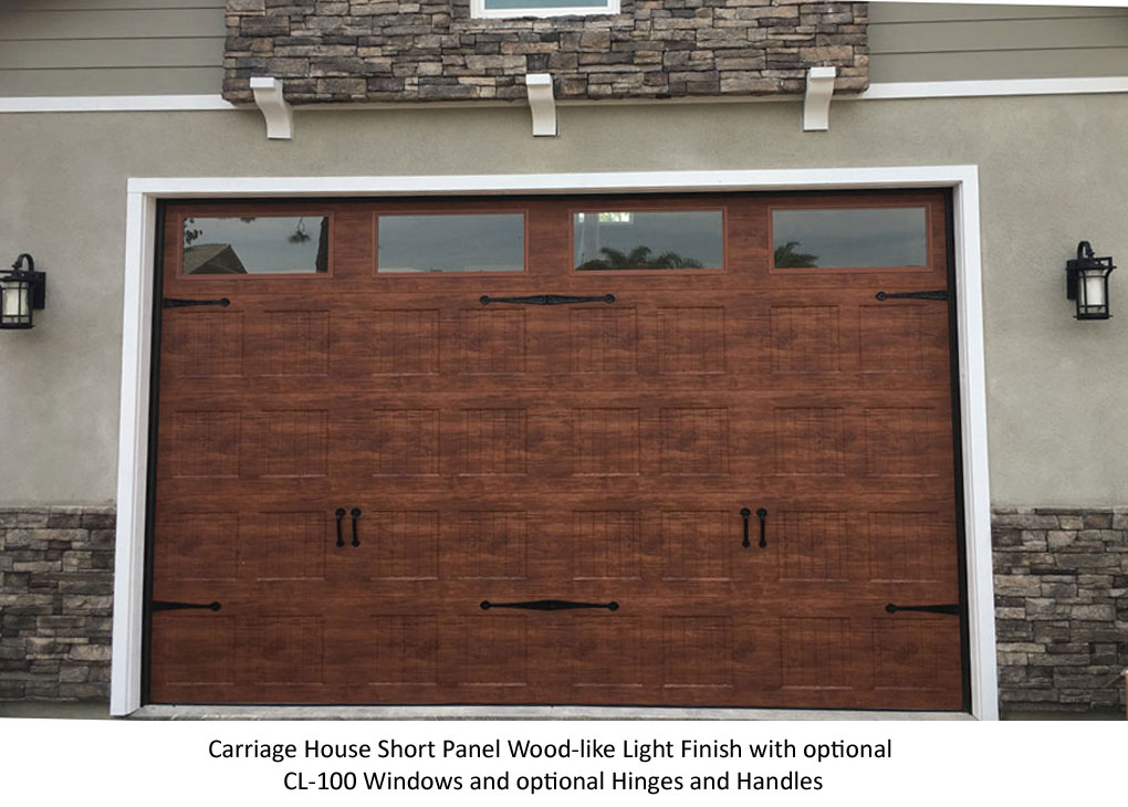 Carriage House Long Panel Garage Door