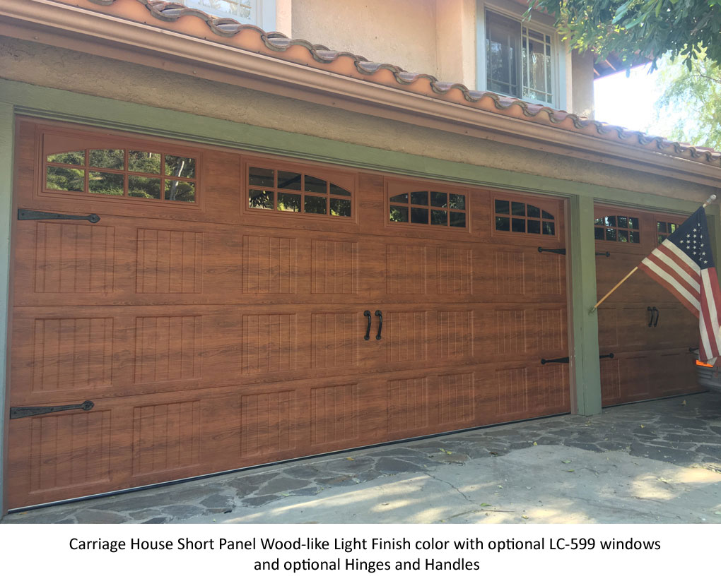 Carriage House Long Panel Garage Door