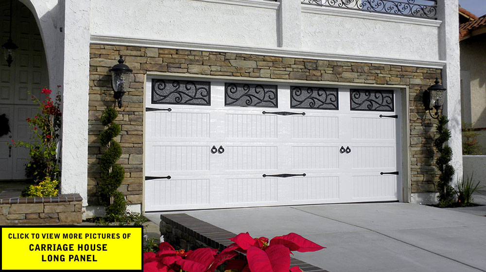 Carriage House Long Panel Garage Door
