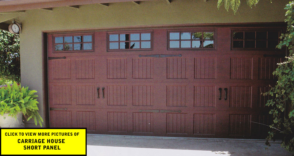 Carriage House Short Panel Garage Door