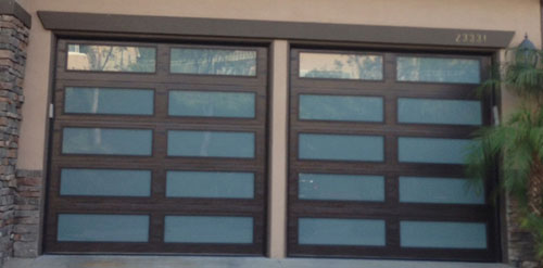 Modern View Garage Door