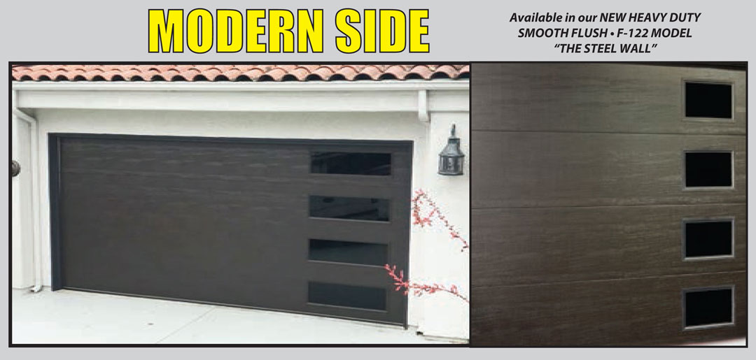 Modern Side Garage Door